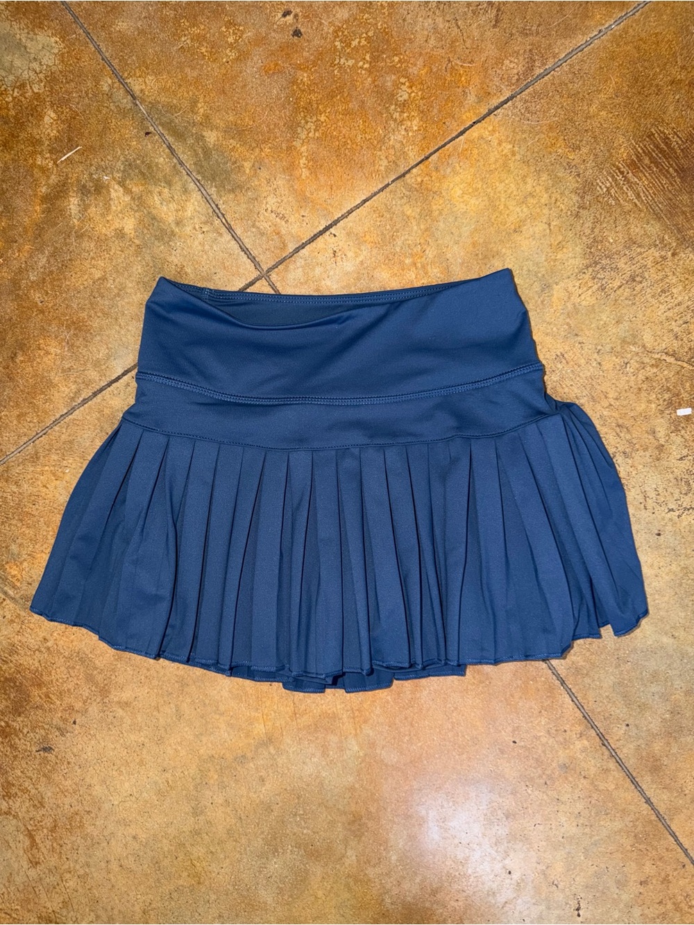Navy Gold Hinge Skirt